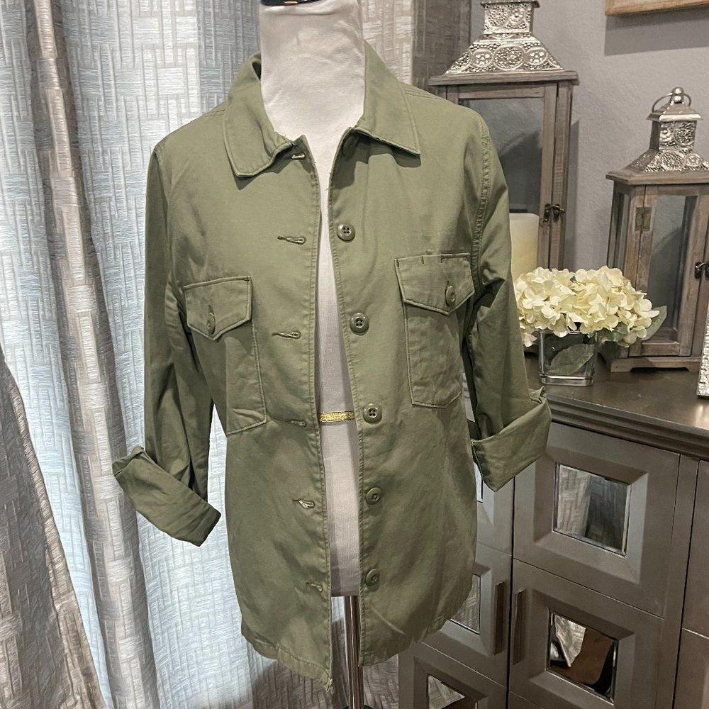 Levi Olive Green Shacket Size Small